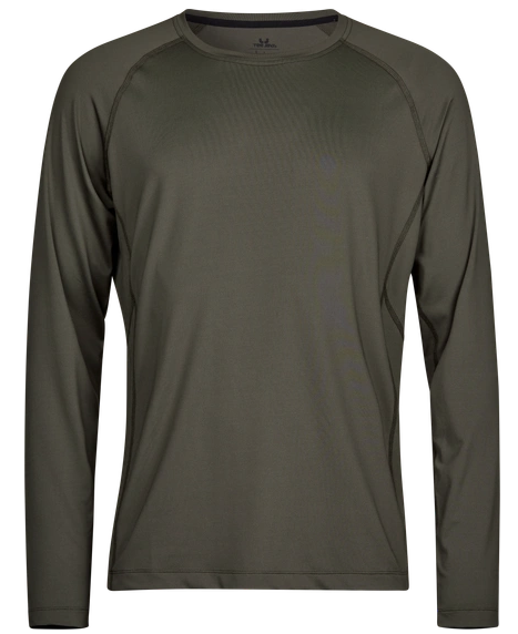 Long Sleeve Cool Dry T-Shirt Grøn